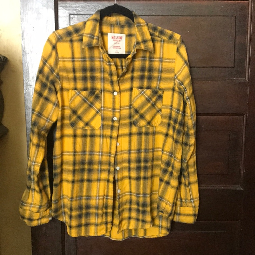 Mossimo Supply co. Plaid button up shirt